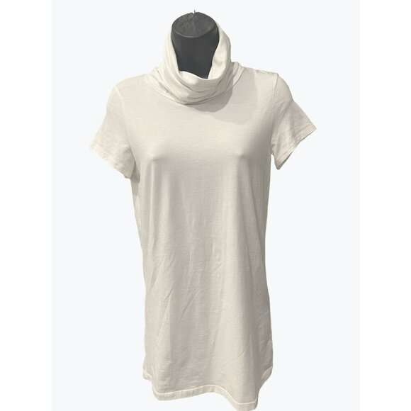 list  Theory short sleeve hight neck top  34 chest 28 long - Picture 1 of 4